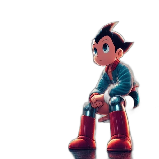 robot, jacket, 3d render, concept art transparent PNG cut-out
