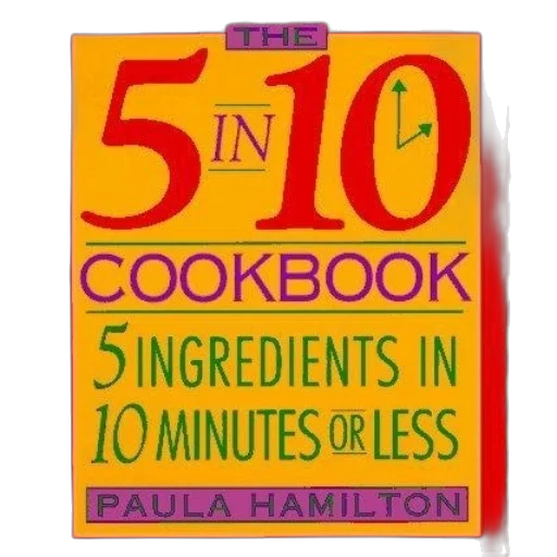 cookbook, ingredients, minutes, less, paula, hamilton transparent PNG cut-out