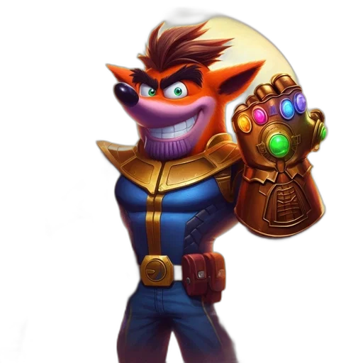 staff, mask, weapon, animal, concept art, 3d render, comic book art, fantasy art transparent PNG cut-out