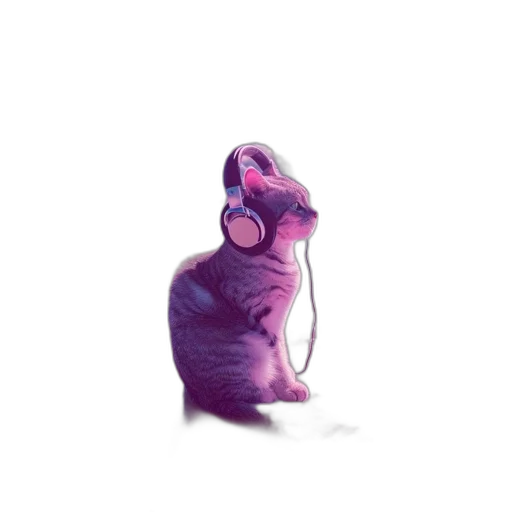 animal, creature, mask, robot, concept art, vaporwave, 3d render, pixel art transparent PNG cut-out