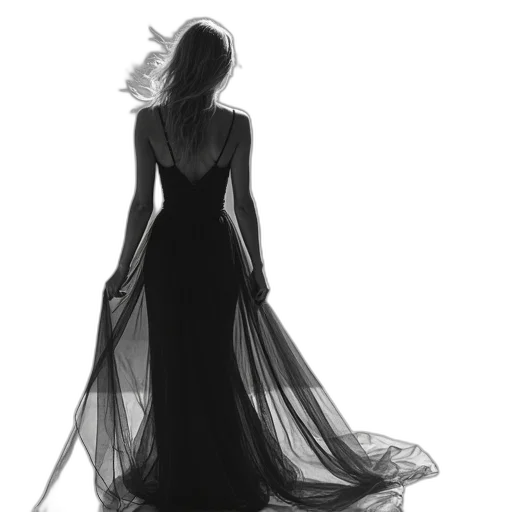 dress, mask, crown, creature, concept art, fantasy art, pencil sketch, photorealistic transparent PNG cut-out