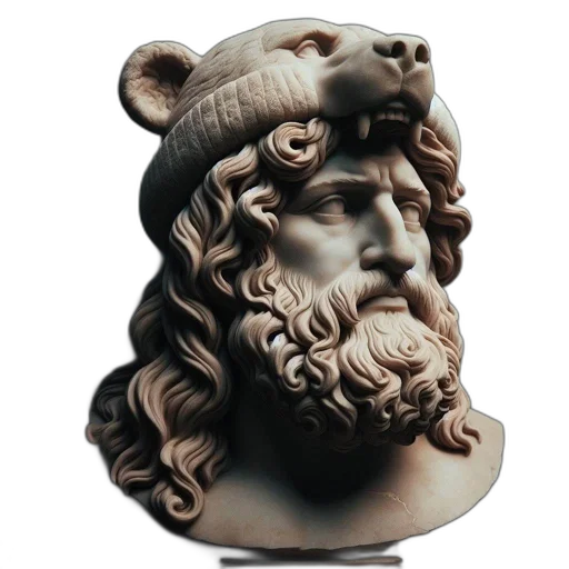 hat, face, crown, mask, photorealistic, 3d render, vaporwave, imposing transparent PNG cut-out