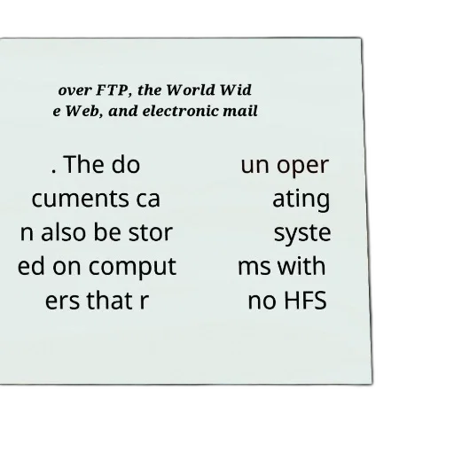 image, contains, text, discussing, storage, documents, over, ftp transparent PNG cut-out