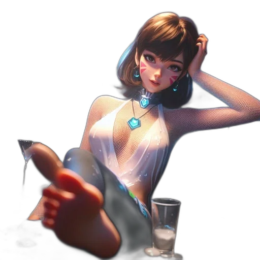 robot, dress, jewelry, staff, concept art, fantasy art, cyberpunk, vaporwave transparent PNG cut-out