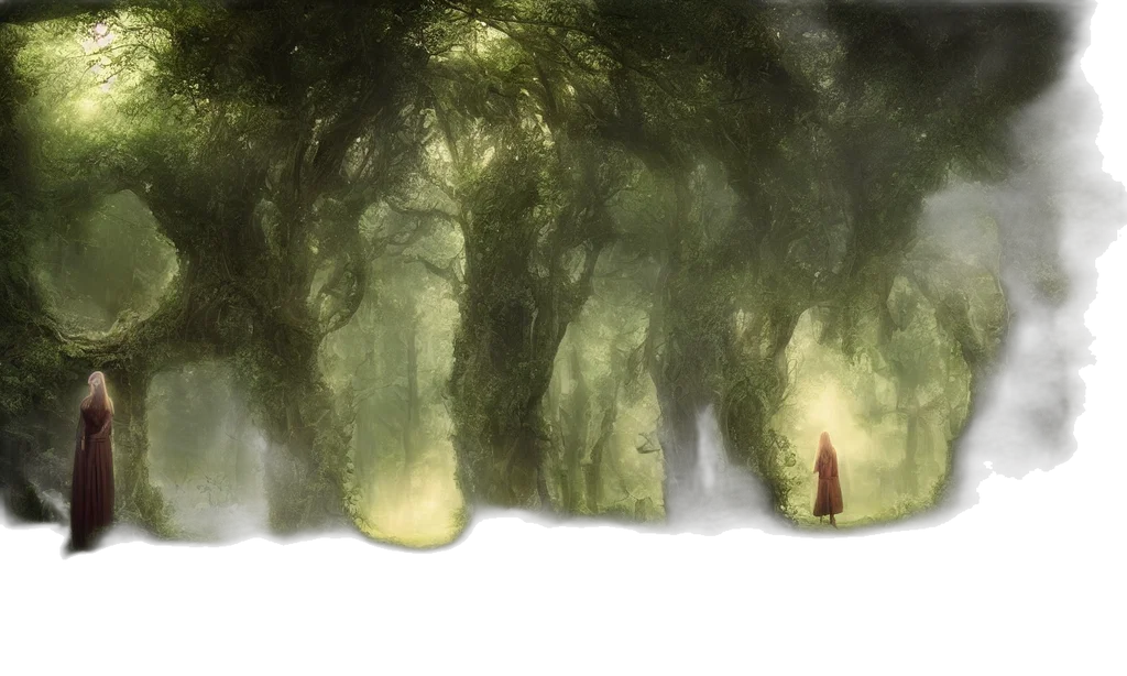 tree, dress, creature, mask transparent PNG cut-out