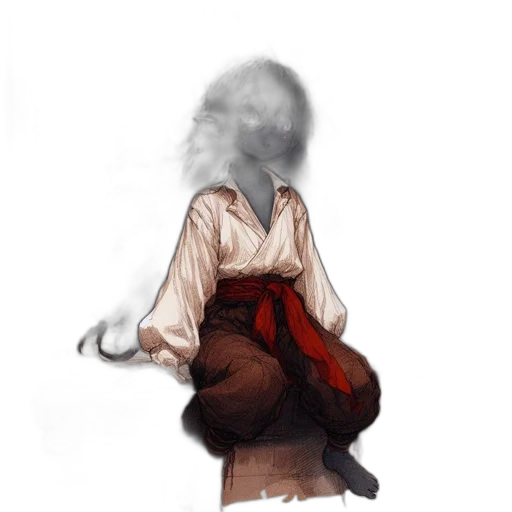 dress, mask, face, jacket, concept art, photorealistic, oil painting, fantasy art transparent PNG cut-out