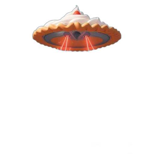 hat, umbrella, food, crown, 3d render, concept art, pixel art, photorealistic transparent PNG cut-out