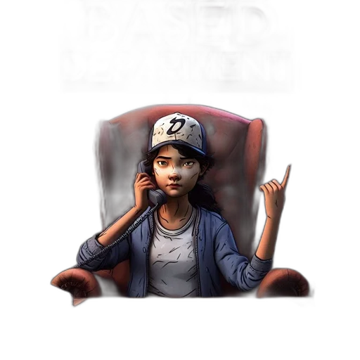 face, concept art, 3d render, pixel art, photorealistic, office, scene, features transparent PNG cut-out