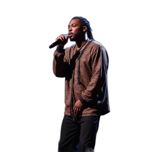 jacket, rapper, kendrick, performs transparent PNG cut-out