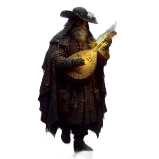 staff, mask, hat, weapon, concept art, fantasy art, pixel art, photorealistic transparent PNG cut-out