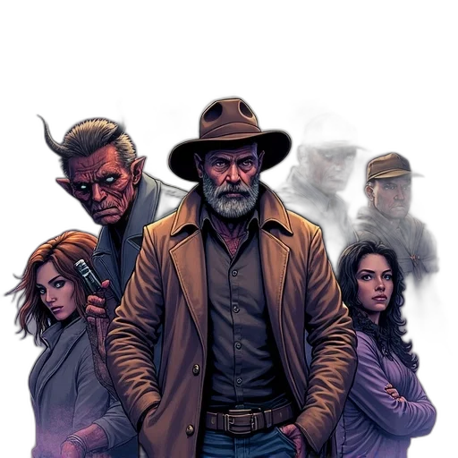jacket, comic book art, concept art, fantasy art, second, image, comic, book transparent PNG cut-out