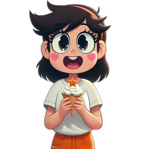 staff, food, face, creature, cartoon, concept art, pixel art, anime transparent PNG cut-out