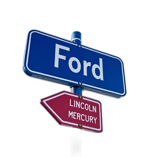 car, blue, white, sign, word, ford, letters, mounted transparent PNG cut-out