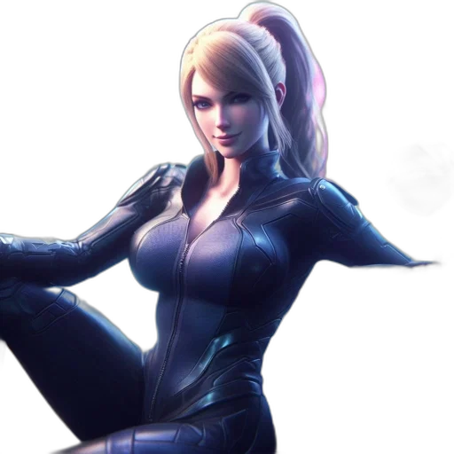 concept art, comic book art, cyberpunk, 3d render, blue, digitally, rendered, woman transparent PNG cut-out