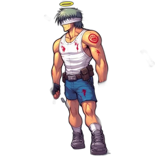staff, concept art, pixel art, comic book art, 3d render, animated, figure, stands transparent PNG cut-out