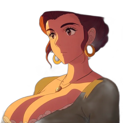 dress, jewelry, face, concept art, cartoon, fantasy art, pixel art, fire transparent PNG cut-out