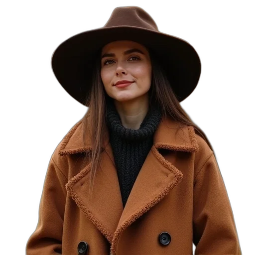 hat, jacket, staff, face, photorealistic, oil painting, earth tones, dark transparent PNG cut-out