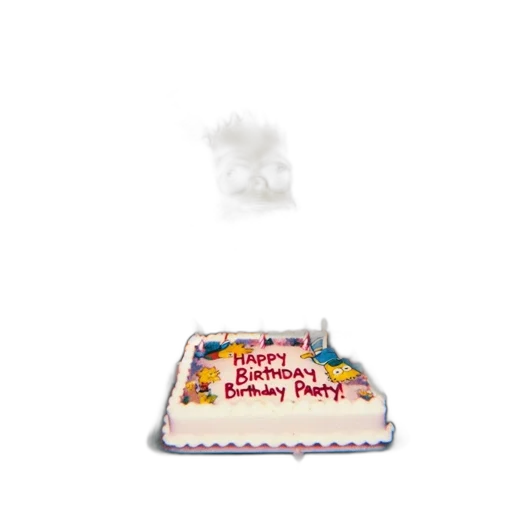 food, hat, crown, life-sized, bart, simpson, figure, surrounded transparent PNG cut-out