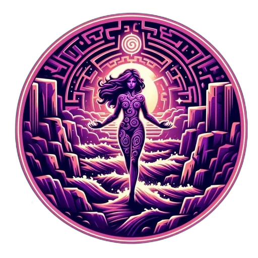 jewelry, hair, staff, fantasy art, vaporwave, concept art, pixel art, outer space transparent PNG cut-out