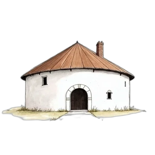 building, hat, crown, staff, concept art, 3d render, watercolor, photorealistic transparent PNG cut-out