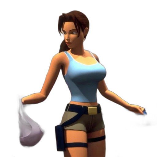 staff, 3d render, concept art, photorealistic, pixel art, animated, woman, shops transparent PNG cut-out
