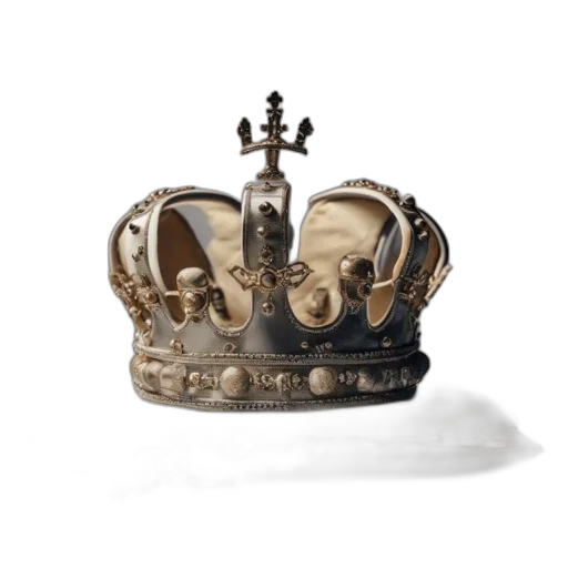 crown, jewelry, furniture, hat, 3d render, photorealistic, concept art, regal transparent PNG cut-out