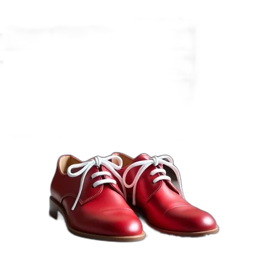 shoes, 3d render, photorealistic, concept art, watercolor, red, pair, women transparent PNG cut-out