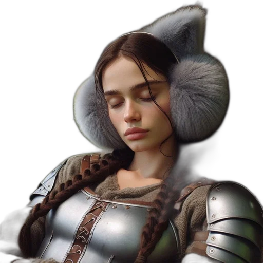 robot, face, crown, sword, fantasy art, photorealistic, concept art, oil painting transparent PNG cut-out