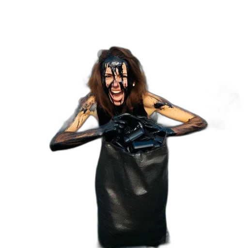 dress, creature, mask, jacket, concept art, photorealistic, 3d render, cartoon transparent PNG cut-out
