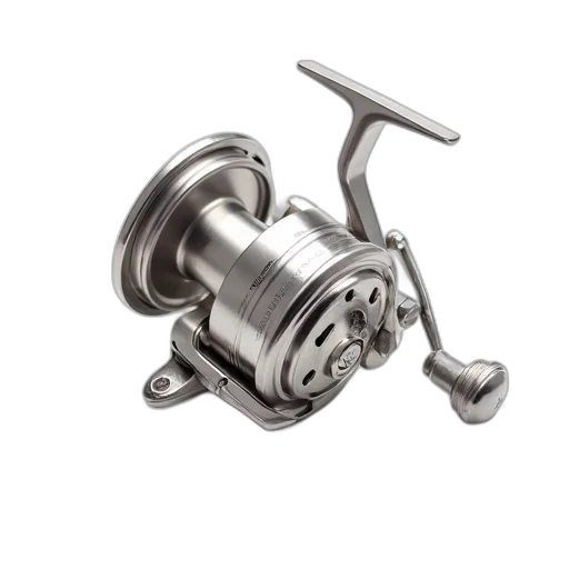 weapon, robot, jewelry, silver, fishing, reel, metallic, finish transparent PNG cut-out