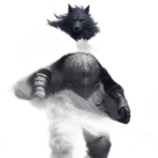 dragon, mask, sword, creature, concept art, fantasy art, comic book art, 3d render transparent PNG cut-out