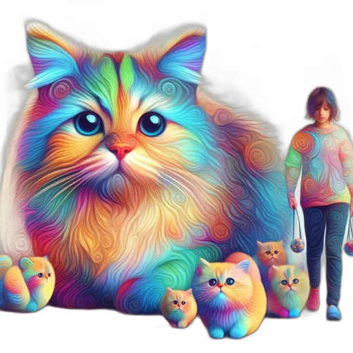 animal, creature, vaporwave, 3d render, pixel art, fantasy art, outer space, neon lights transparent PNG cut-out