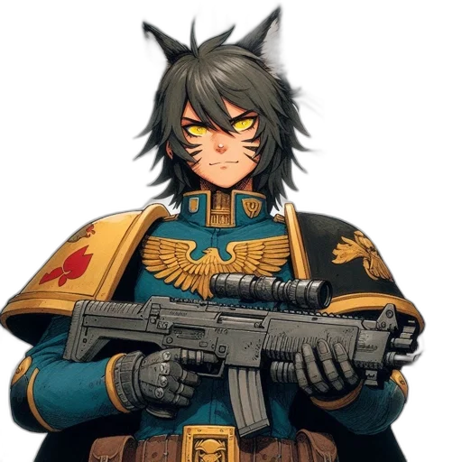 weapon, staff, animal, mask, pixel art, anime, concept art, fantasy art transparent PNG cut-out