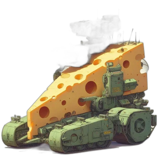 weapon, food, car, robot, concept art, watercolor, pixel art, fantasy art transparent PNG cut-out