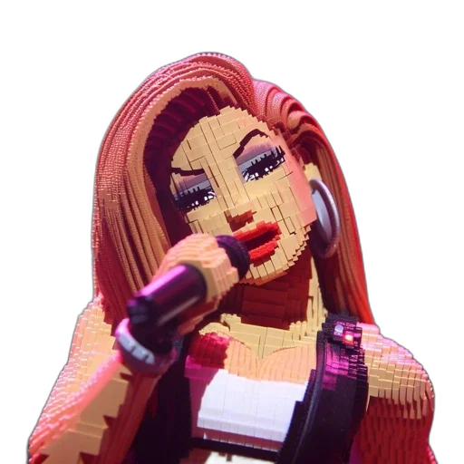 bottle, 3d render, concept art, comic book art, pixel art, neon lights, detailed, lego transparent PNG cut-out