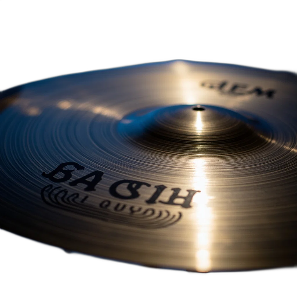 crown, 3d render, close-up, sabian, cymbal, blue, background, has transparent PNG cut-out