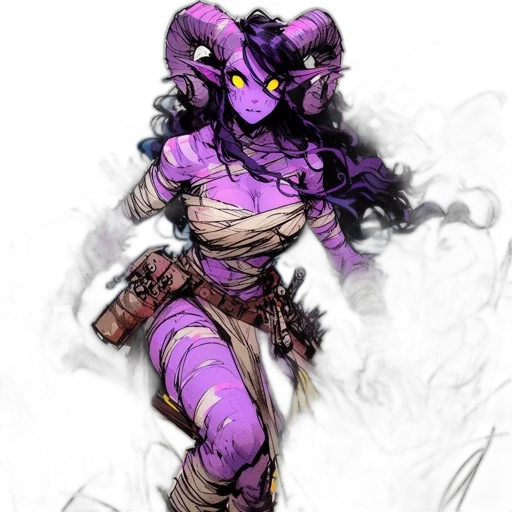 fantasy art, concept art, comic book art, pixel art transparent PNG cut-out