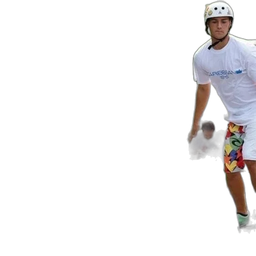 3d render, photorealistic, skateboarder, wearing transparent PNG cut-out