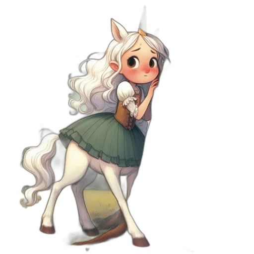 animal, staff, dress, dragon, fantasy art, concept art, anime, pixel art transparent PNG cut-out
