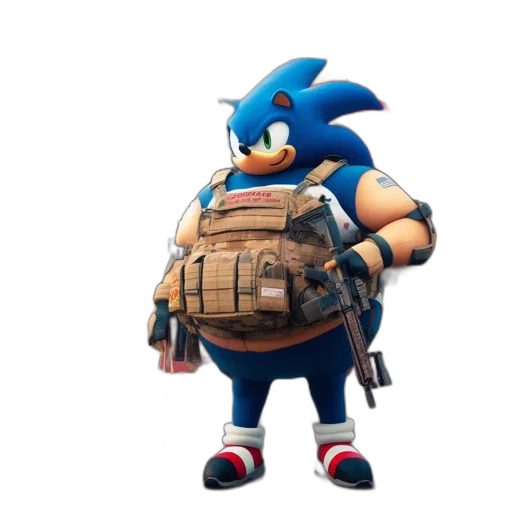 jacket, weapon, animal, creature, concept art, 3d render, pixel art, cyberpunk transparent PNG cut-out