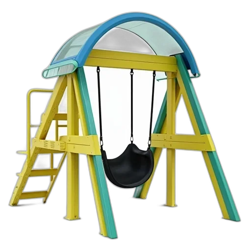 umbrella, furniture, staff, weapon, 3d render, concept art, colorful, playground transparent PNG cut-out