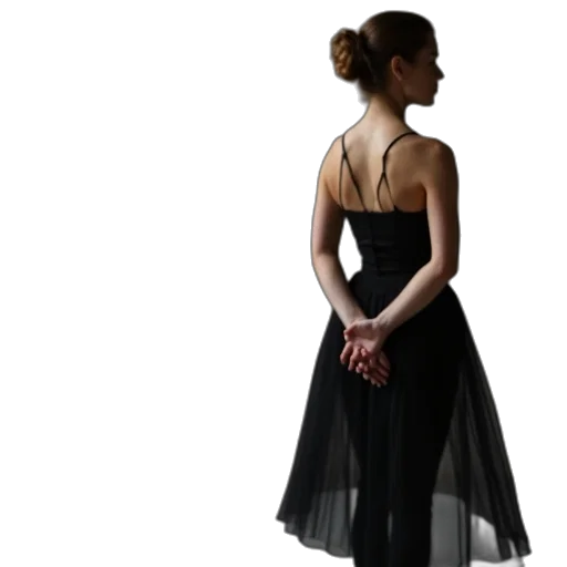 dress, jewelry, photorealistic, concept art, 3d render, dark, young, girl transparent PNG cut-out