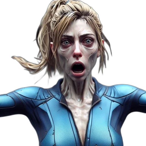 face, mask, comic book art, concept art, cyberpunk, photorealistic, blue, animated transparent PNG cut-out