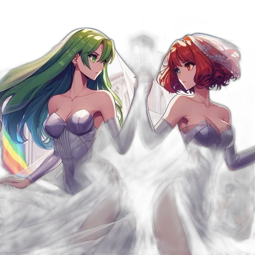 dress, crown, watercolor, concept art, fantasy art, anime, underwater, fire transparent PNG cut-out