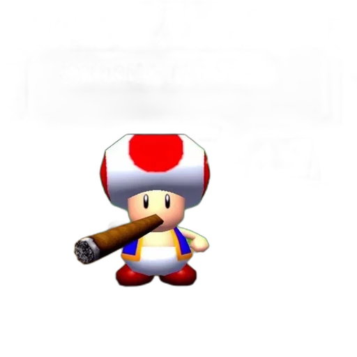 weapon, staff, hat, sword, 3d render, concept art, pixel art, toad-like transparent PNG cut-out