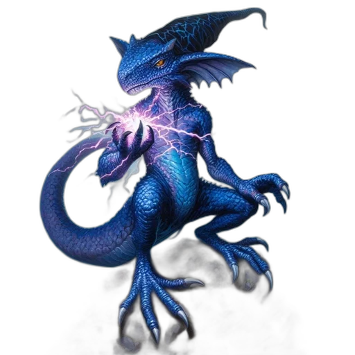 dragon, creature, staff, animal, fantasy art, concept art, 3d render, pixel art transparent PNG cut-out