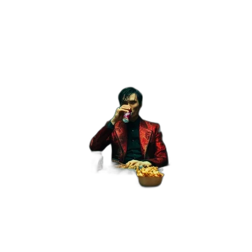 food, jacket, pixel art, 3d render, concept art, five, men, gather transparent PNG cut-out
