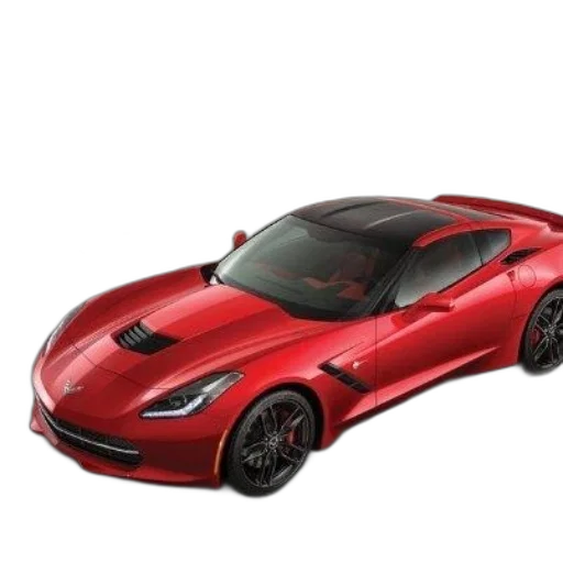 car, 3d render, photorealistic, complete, book, corvette, every, model transparent PNG cut-out