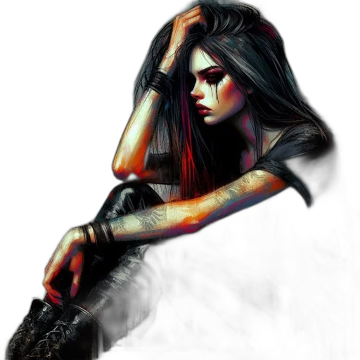 hair, jewelry, face, dress, fantasy art, photorealistic, concept art, comic book art transparent PNG cut-out