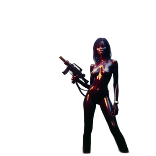 weapon, staff, robot, animal, concept art, pixel art, 3d render, comic book art transparent PNG cut-out